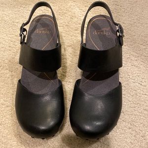 Dansko slingback clogs